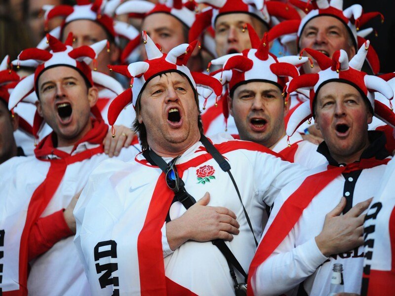 England fans sing Swing Low, Sweet Chariot during internationals